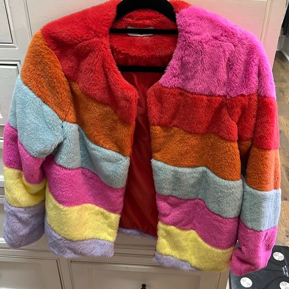 Buddy Love Jackets & Blazers - Ladies fuzzy disco jacket